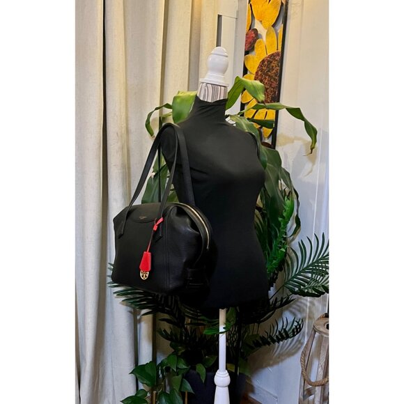 TORY BURCH BLACK PERRY HANDBAG - Picture 9 of 10